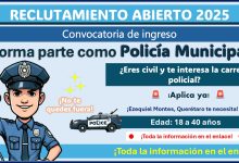 Convocatoria de ingreso 2025 – Forma parte de la policía municipal de Ezequiel Montes, Querétaro ¡Conoce las bases de participación!