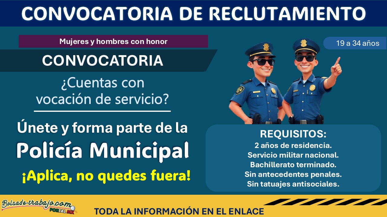 Convocatoria de reclutamiento a aspirantes a policía municipal en playas de Rosarito, Baja California ¡Estos son los requisitos para aplicar! 1 Convocatoria de reclutamiento a aspirantes a policía municipal en playas de Rosarito, Baja California ¡Estos son los requisitos para aplicar!