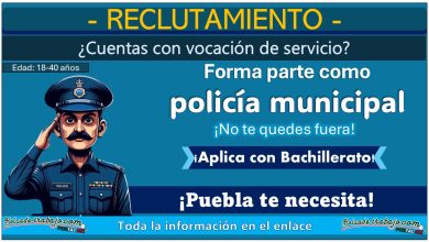 Convocatoria de reclutamiento policial - ¿Radicas en Puebla? Conoce el municipio que está reclutando con hasta 40 años