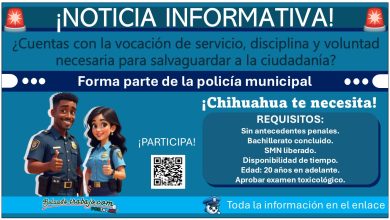 Convocatoria de reclutamiento policial de Gómez Farias, Chihuahua ¡Estos son los requisitos para aplicar!