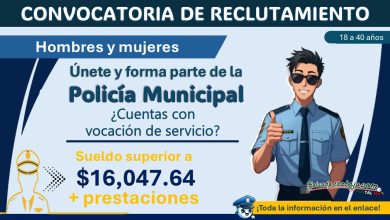 Convocatoria de reclutamiento policial de La Paz, Baja California Sur ¡Sueldo mensual bruto de $16,047.64!