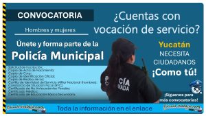Convocatoria de reclutamiento policial en Tetiz, Yucatán ¡Esto necesitas para aplicar!