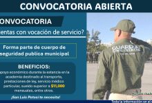 Convocatoria de reclutamiento policial en Villa de Pozos, San Luis Potosí ¡Puedes aplicar con media cartilla de SMN!