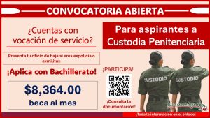 Convocatoria para aspirantes a custodia penitencia en Veracruz con beca de $8,364.00 ¡Estos son los requisitos y documentos solicitados para ex policías y exmilitares!