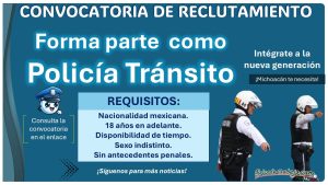 Convocatoria para aspirantes a policía de tránsito municipal en Sahuayo, Michoacán ¡Estos son los requisitos solicitados en 2025!