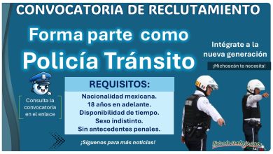 Convocatoria para aspirantes a policía de tránsito municipal en Sahuayo, Michoacán ¡Estos son los requisitos solicitados en 2025!