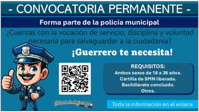 Convocatoria permanente – El H. Ayuntamiento de Chilpancingo de los Bravo, Guerrero te invita a unirte a su policía y tránsito municipal ¡Aplica con hasta 36 años!