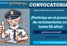 Convocatoria policía municipal dirigida a la sociedad en general para servir en Yucatán, conoce el municipio que está invitando al proceso de reclutamiento con hasta 50 años