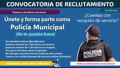 Convocatorias a aspirantes a policía municipal en Mazatecochco, Tlaxcala ¡Esto necesitas para aplicar con hasta 65 años !