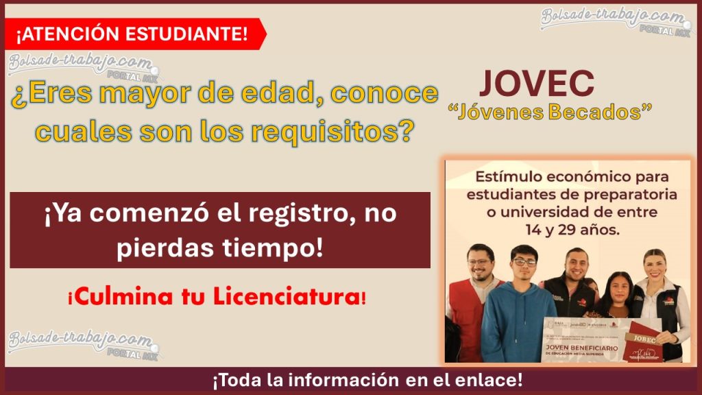 ¿Cuáles son los requisitos para para participar en la Beca “Jóvenes Becados? ¡Aplica hasta con 29 años! – Conoce los requisitos solicitados