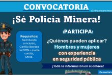 ¿Cuentas con experiencia en institución de seguridad pública? La Secretaría de Seguridad Pública del Estado de Chihuahua ha lanzado convocatoria para conformar parte de su Departamento de Policía Minera