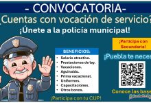 ¿Cuentas con tu CUP? ¡Únete a la policía municipal de Puebla! – Conoce el municipio que está reclutando con estudios mínimos de Secundaria