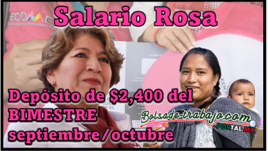 Deposito de $2,400 del BIMESTRE septiembre/octubre