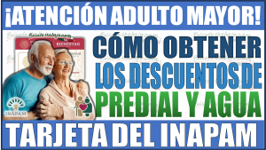 Descubre cómo obtener descuentos exclusivos en predial y agua con INAPAM