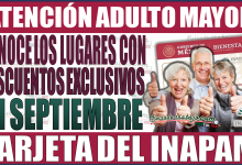 Descubre los lugares con descuentos exclusivos en septiembre para Adultos Mayores con tarjeta INAPAM