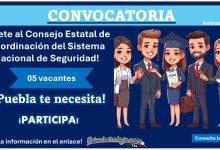 El Consejo Estatal de Coordinación del Sistema Nacional de Seguridad Pública lanza 5 vacantes, conoce cuales son y como aplicar