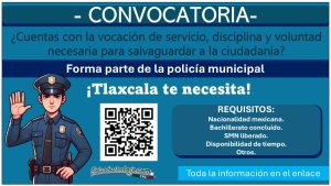 El Cuerpo de Seguridad Pública Municipal te está esperando, conoce el municipio de Tlaxcala que está reclutando hasta el 15 de noviembre