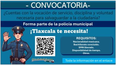 El Cuerpo de Seguridad Pública Municipal te está esperando, conoce el municipio de Tlaxcala que está reclutando hasta el 15 de noviembre