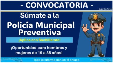 El Instituto de Estudios de Prevención y Formación Interdisciplinaria de Baja California mantiene abierta su convocatoria para ejercer como policía municipal preventiva ¡Estos son los requisitos!