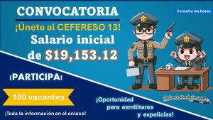 El Servicio Nacional de Empleo Oaxaca lanza convocatoria de reclutamiento presencial con 100 vacantes disponibles para el CEFERESO 13 ofreciendo salario de $19,153.12 MXN, aquí te daremos las fechas e información completa