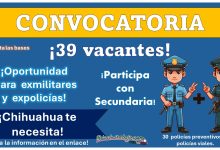 El gobierno municipal de Cuauhtémoc ofrece 30 vacantes de policías preventivos y 9 policías viales - ¡Aplica con estudios mínimos de Secundaria!