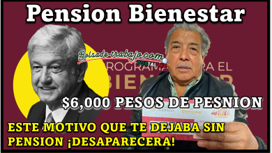 El motivo que te deja sin los 6mil pesos de tu pensión desaparecerá en el mes de septiembre