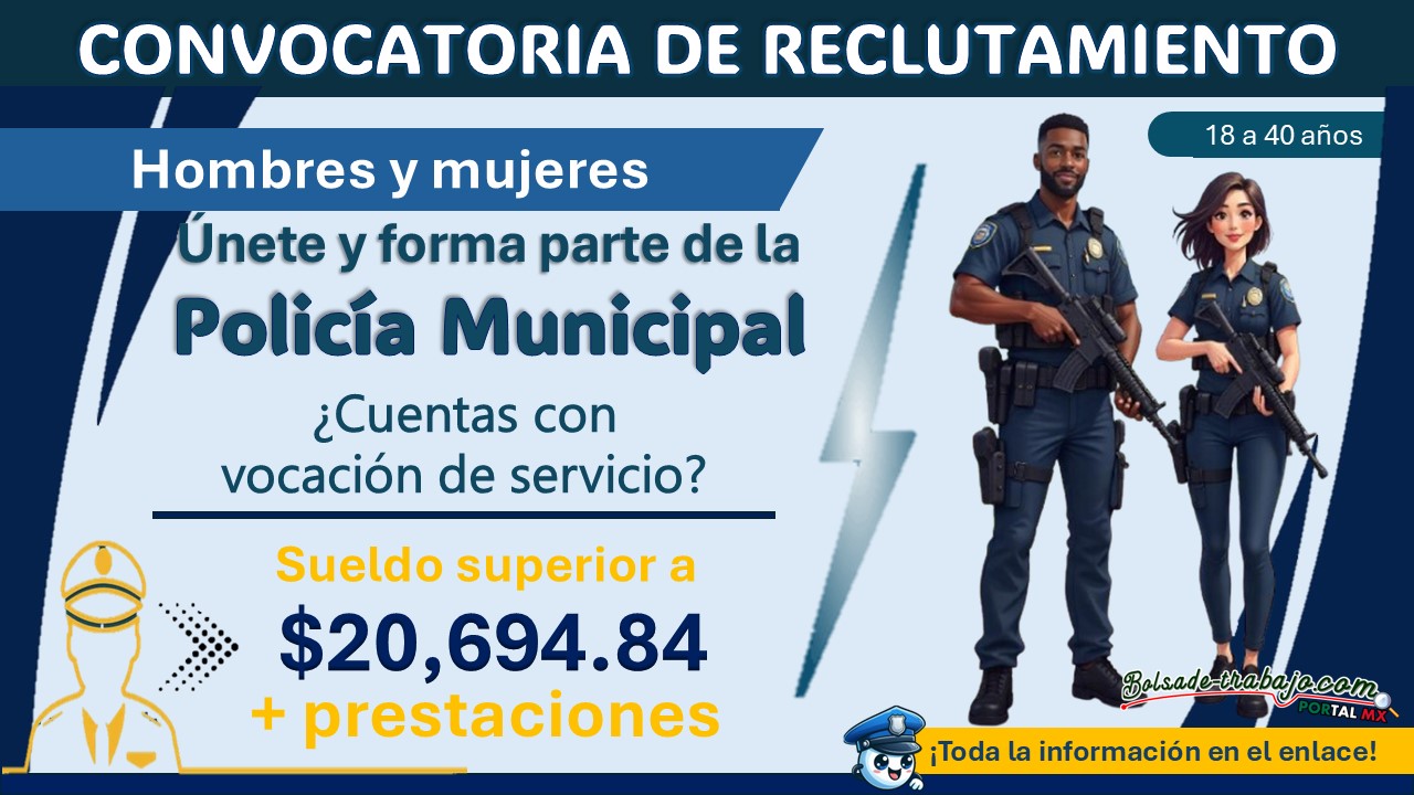 El municipio de Cancún mantiene su reclutamiento policial ofreciendo un sueldo de hasta $20,694.84 a aspirantes con Bachillerato y Licenciatura 1 El municipio de Cancún mantiene su reclutamiento policial ofreciendo un sueldo de hasta $20,694.84 a aspirantes con Bachillerato y Licenciatura