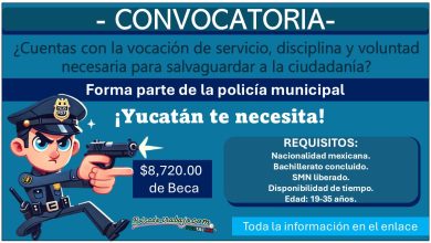 Empleo de policía en Yucatán: Conoce la convocatoria de reclutamiento del municipio de Mérida ¡Recibe $8, 720.00 de beca!