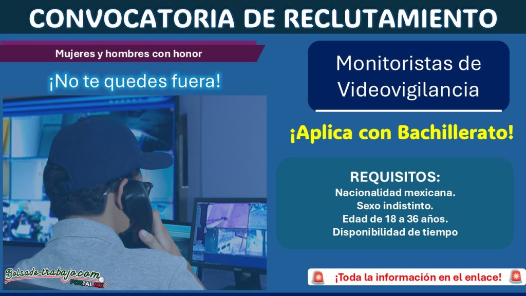 Empleo en Querétaro: Conoce la convocatoria de reclutamiento de El Marqués para monitoristas de videovigilancia ¡Esto necesitas para aplicar!