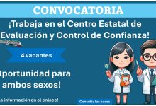 Empleo en el Centro Estatal de Evaluación y Control de Confianza - ¡Conoce el estado que ofrece 4 puestos en su C3!