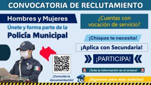 Empleo policial en Chiapas: Conoce los requisitos para aplicar a la policía municipal de La Independencia ¡Puedes aplicar con Secundaria!