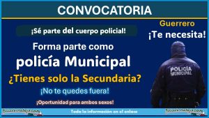 Empleo policial en Guerrero: Conoce la convocatoria del municipio de Ixcateopan ¡Estos son los requisitos y documentos solicitados!