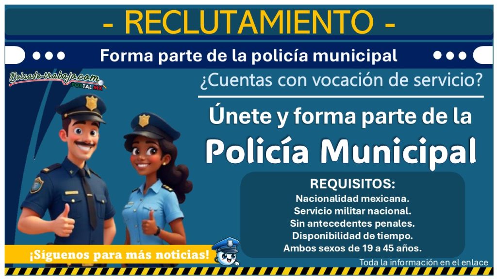 Empleo policial en Hidalgo: Conoce la convocatoria de reclutamiento del municipio de Huichapan ¡Puedes aplicar con hasta 45 años!