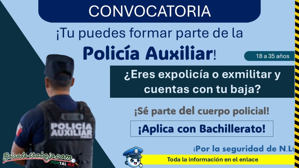Empleo policial en Nuevo León: Conoce la convocatoria de Villaldama y forma parte de la policía auxiliar ¡Puedes aplicar con estudios de Secundaria!