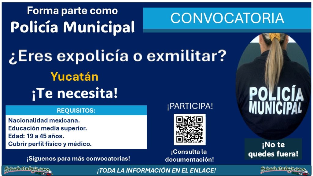 Empleo policial en Yucatán: Convocatoria de reclutamiento del municipio de Coquimatlán ¡Estos son los requisitos solicitados!