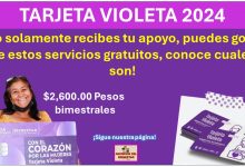 ¿Eres beneficiaria de la “Tarjeta Violeta? - ¡No solamente recibes tus $2,600.00, puedes gozar de estos servicios gratuitos, conoce cuales son!