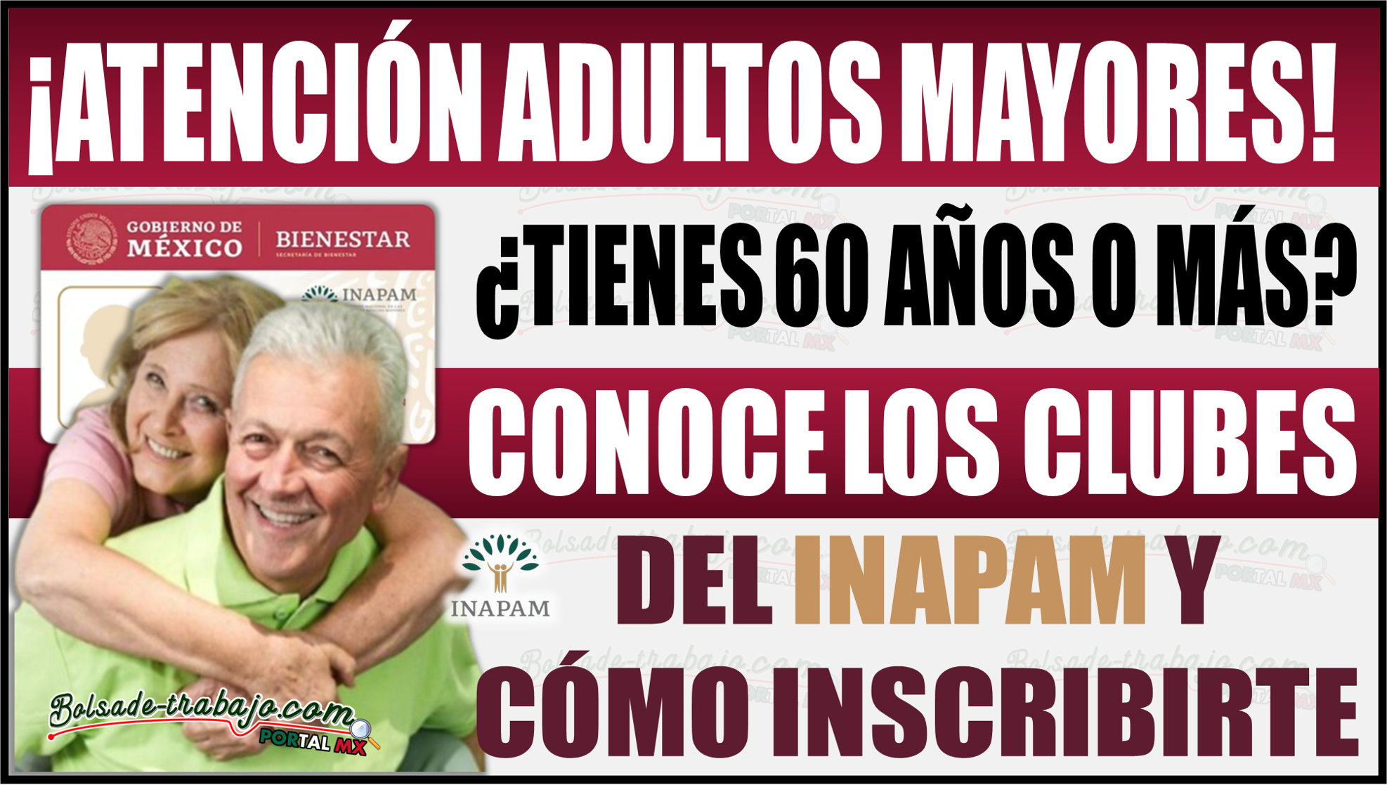 ¿Eres mayor de 60? Conoce los clubes de INAPAM y cómo inscribirte 1 ¿Eres mayor de 60? Conoce los clubes de INAPAM y cómo inscribirte