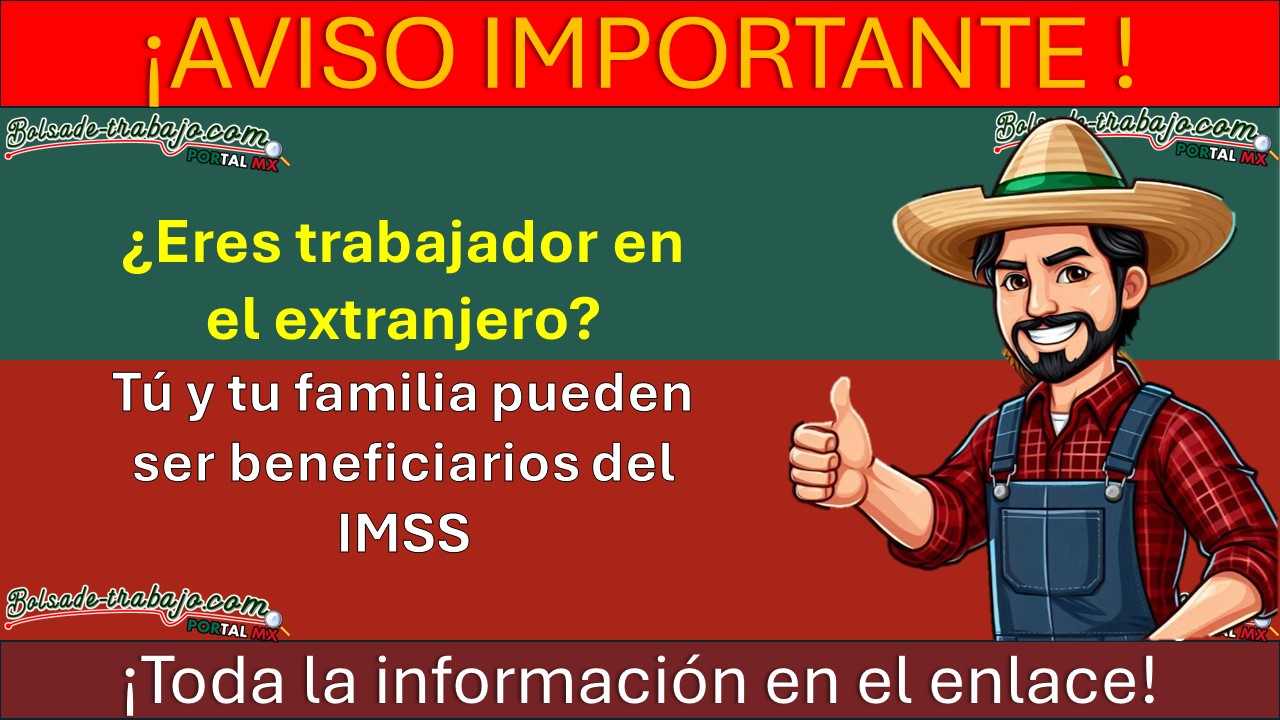 ¿Eres trabajador en el extranjero? Conoce los beneficios y prestaciones que obtienes al unirte al IMSS