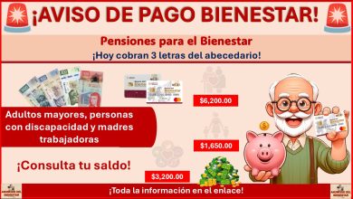 Estas 3 letras cobran el pago de su Pensión del Bienestar conforme al bimestre enero-febrero del 2025 ¡hoy 15 de enero!