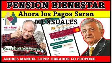Este apoyo económico podría ser MENSUAL afirma el presidente Andres Manuel Lopez Obrador