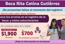 Estos son los errores comunes en el registro de la Beca Rita Cetina 2025 y cómo solucionarlos