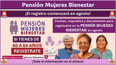 Fechas, requisitos y documentos para registrarte en la Pensión Mujeres Bienestar en agosto: ¿Qué día te toca según tu apellido?