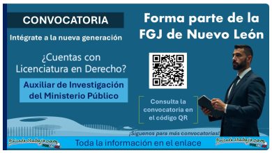 Forma parte de la FGJ de Nuevo León como Auxiliar de Investigación del Ministerio Público ¡Estos son los requisitos solicitados!