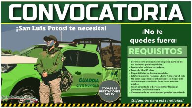 Forma parte de la Guardia Civil Municipal en San Luis Potosí: Conoce la convocatoria completa de Soledad Graciano Sánchez