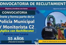 Forma parte de la policía municipal y monitorista de C2 en Totolac, Tlaxcala con hasta 55 años ¡Estos son los requisitos y documentos para aplicar