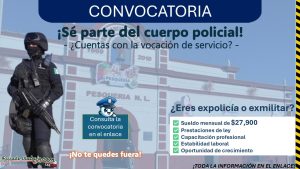 Gana Hasta $27,900 mensuales formando parte de la Policía municipal de Pesquería, Nuevo León ¡Esto necesitas!