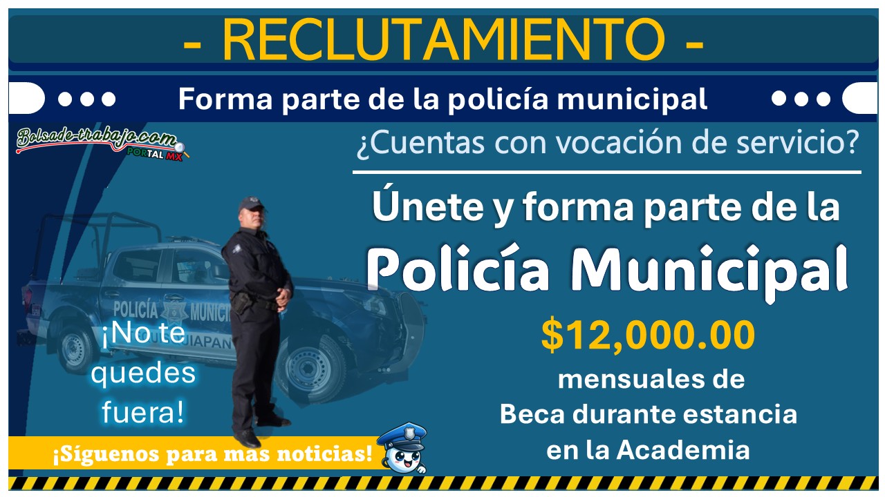 Gana hasta $12,000 al mes de beca como policía de proximidad en Tequisquiapan ¡Conoce los requisitos de registro para aplicar!