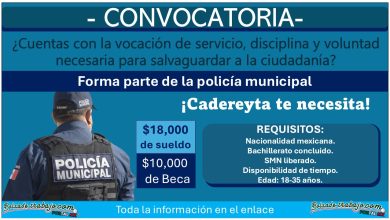 Gana hasta $18,000 al mes siendo parte de la policía municipal de Cadereyta ¡Estos son los requisitos solicitados!