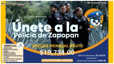 Gana hasta $19,734 MXN formando parte de la Policía Municipal de Zapopan, Jalisco ¡Esto necesitas para postularte!