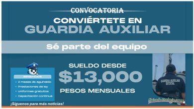 Gana un sueldo de hasta $13,000 mensuales como Guardia Auxiliar en Juárez, Nuevo León ¡Conoce toda la información! 6 Gana un sueldo de hasta $13,000 mensuales como Guardia Auxiliar en Juárez, Nuevo León ¡Conoce toda la información!